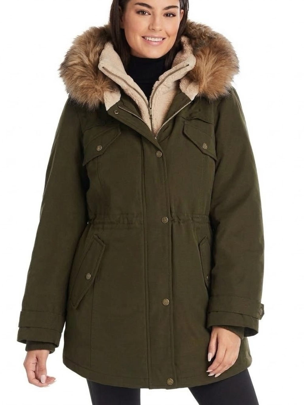 Koolaburra by UGG Women's Sherpa-Lined Winter Parka Jacket